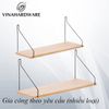 Pat ( bas) sắt móc cho kệ treo tường Vinahardware, sơn đen tĩnh điện -VINA2923375B