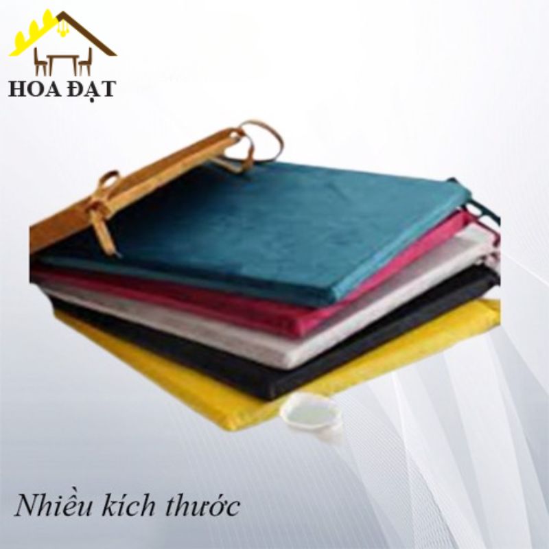 Mặt nệm vải, ghế dây buộc, màu đen - VNH1235B