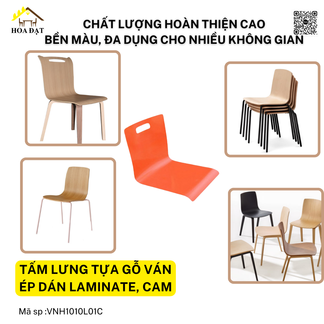 Mặt ghế băng lưng tựa, bằng nhựa - VNH1410NC