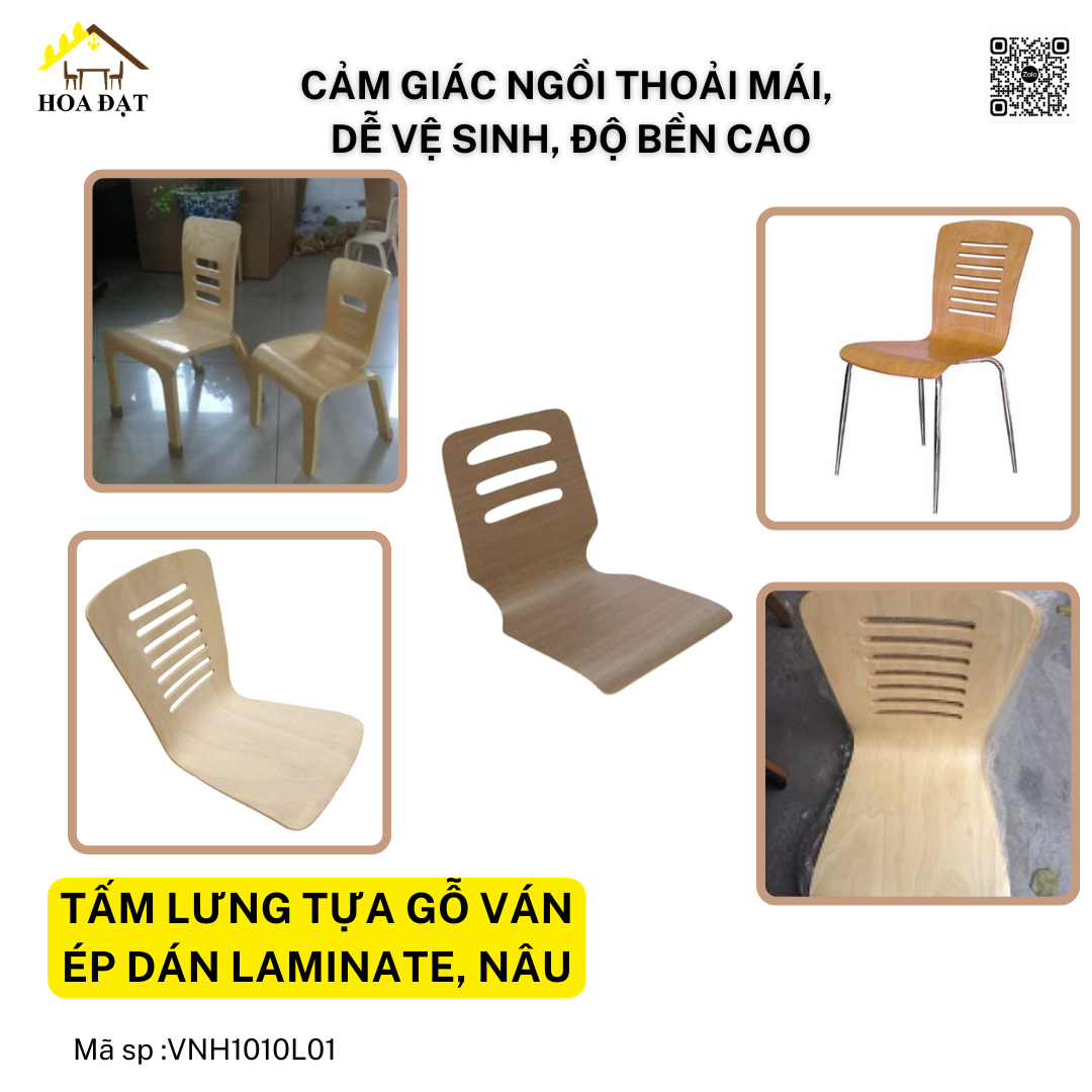 Mặt ghế băng lưng tựa, bằng nhựa - VNH1410NC