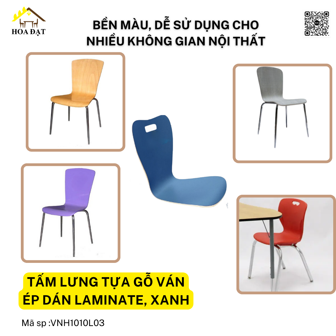 Mặt ghế băng lưng tựa, bằng nhựa - VNH1410NC