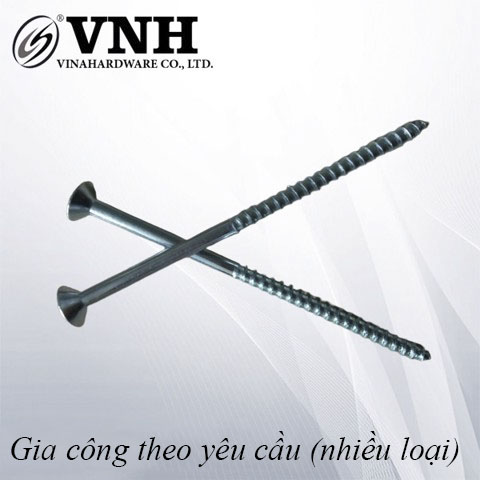 Vít đầu bằng răng nhuyễn M6, màu trắng-ZS625SN