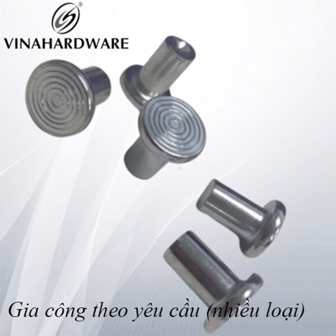 Chốt sắt có vân tròn 8x15 đầu 14, đặc ruột không xi SP2208345 (kg)