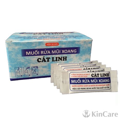 Muối rửa mũi xoang Cát Linh (50 gói)