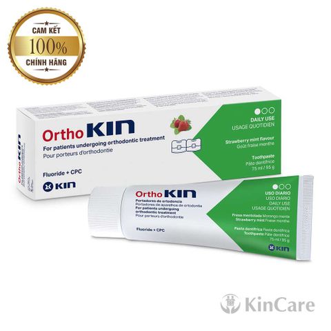 Kem đánh răng dành cho răng niềng Ortho Kin 75ml