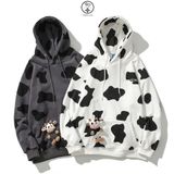 Áo Hoodie Bò Sữa Vải Không Xù AHBS01