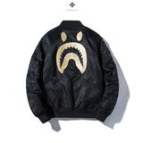 Áo Khoác Bomber Bape Shark AKB16