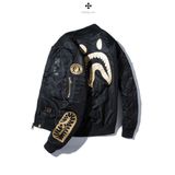 Áo Khoác Bomber Bape Shark AKB16