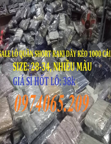 QUẦN SHORT KAKI SALE