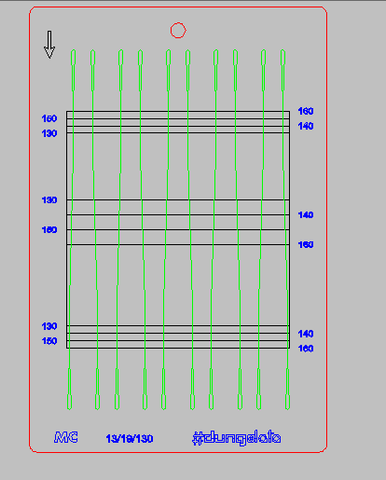  Bảng cắt thun 12x18x230 