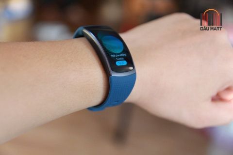  Dây đeo Gear Fit 2 Xanh khóa bấm 