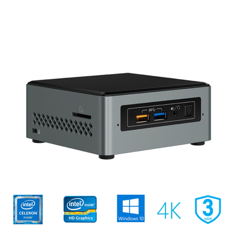  PC NUC INTEL NUC6CAY - CPU J3455 RAM 8GB SSD 128GB 