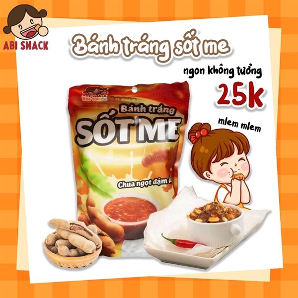 BÁNH TRÁNH SỐT ME - ABI SNACK