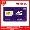 SIM 4G Mobifone MDT250A Trọn Gói 1 Năm (4GB/Tháng) Không Cần Nạp Tiền