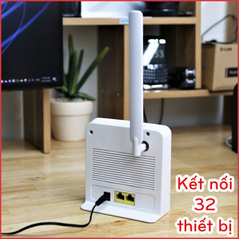  Bộ phát Wifi 4G DLink DWR-921E tích hợp 2 cổng LAN 300Mbps Hỗ trợ 32 thiết bị kết nối cùng lúc 