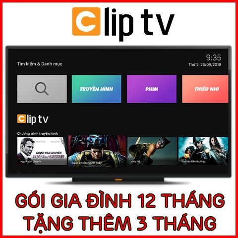  Gói Gia Đình Clip tv 12 tháng 