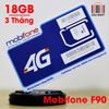 SIM 4G Mobifone F90 tặng 18GB/90 ngày Nghe Gọi SMS OK