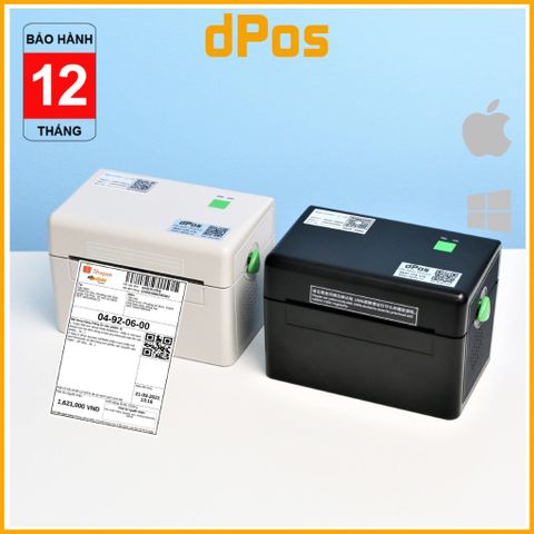  Máy in đơn hàng TMĐT Xprinter XP DT108B - Máy in đơn hàng Lazada Shopee Sendo Tiki GHTK VNPost 