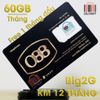 SIM 4G Vinaphone Big2G Tặng 60GB/Tháng Free Tháng Đầu [Chỉ 50K/Tháng]