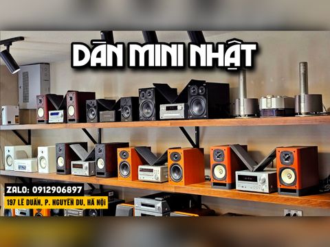  TOP 8 DÀN MINI NHẬT CHO PHÒNG NHỎ: ONKYO, DENON, PANASONIC, VICTOR 