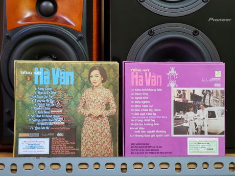  BỘ 5 CD HAY NHẤT CỦA HÀ VÂN (PHÁT HÀNH BỞI AUDIO SPACE) 