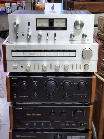  7 MẪU AMPLI NHẬT TẦM TRUNG ĐÁNG CHƠI: DENON, PIONEER, VICTOR, SANSUI 