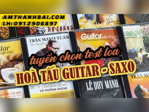  BỘ 14 CD HOÀ TẤU GUITAR, SAXO VIỆT ĐẶC SẮC NHẤT 