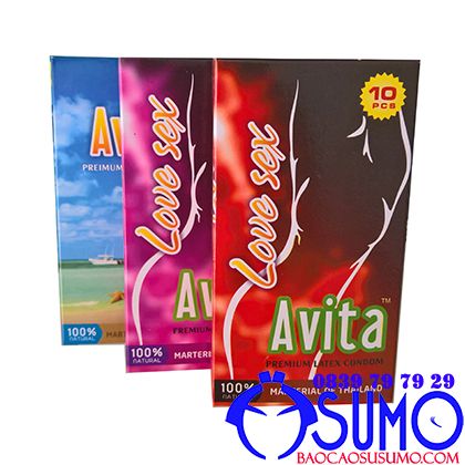 Bao cao su phổ thông Avita hộp 10 chiếc Shop bao cao su Sumo Cần Thơ, Điện thoại/Zalo/Viber: 0839797929