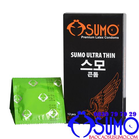 Bao cao su Sumo Ultra thin sieu mong tron keo dai Shop Sumo Can Tho 0839797929