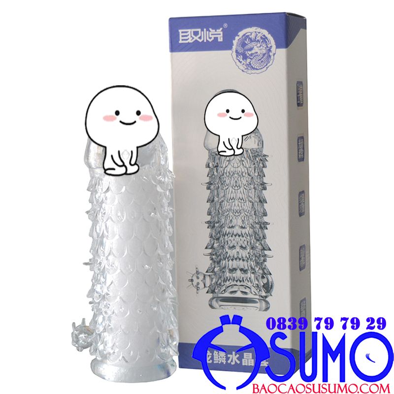 Bao đôn dên silicone cao cấp Funnuhome vảy rồng siêu mỏng dành cho nam