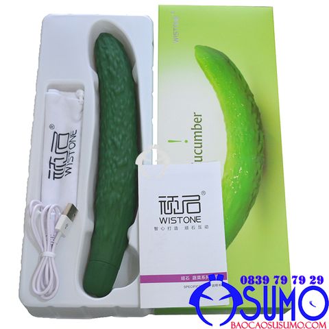 Dua chuot thu dam Cucumber  Wistone 10 che do rung sac Shop Sumo Can Tho 0839797929 