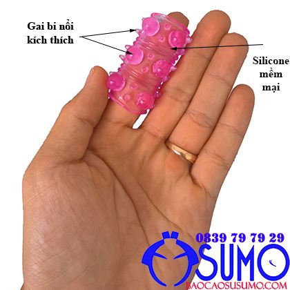 Đôn dên khúc giữa bi gai silicone nguyên khối giá rẻ 