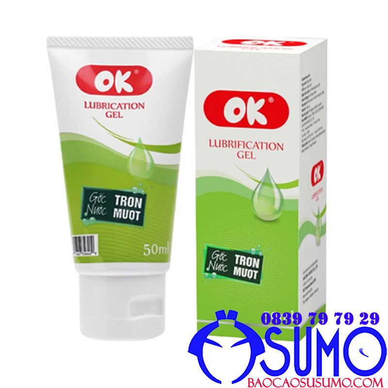 Gel bôi trơn OK 50ml chính hãng phổ thông thuần gốc nước