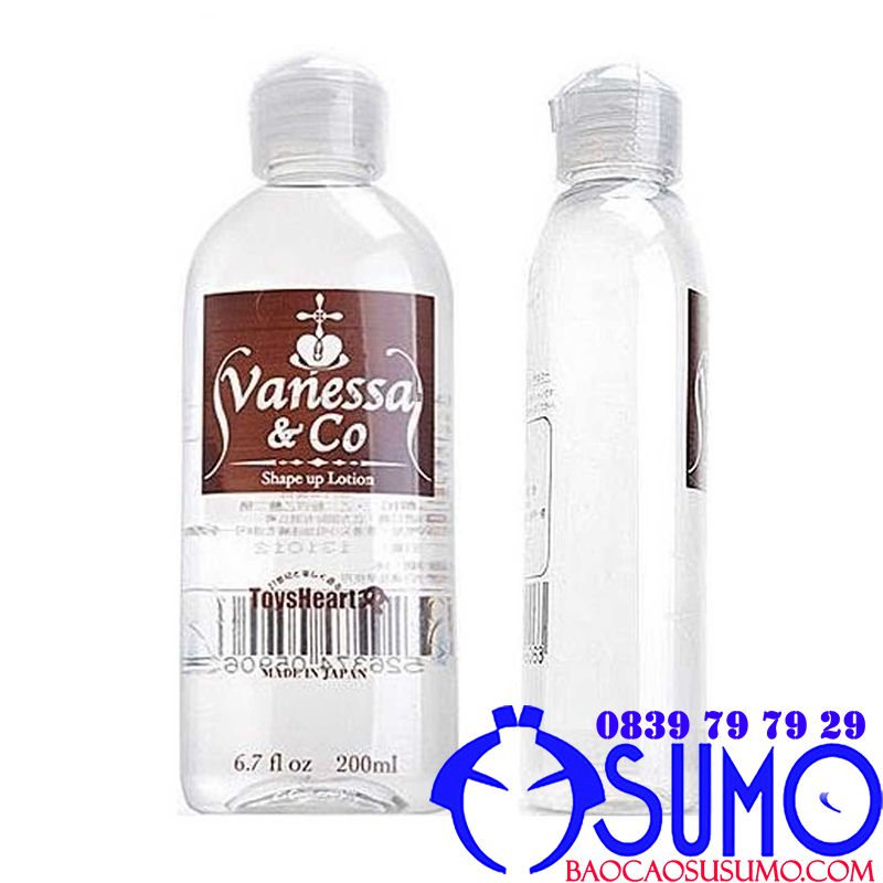 Gel bôi trơn Vanessa & Co 200ml dịu nhẹ cho làn da