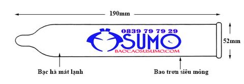 Bao cao su Sagami Xtreme Spearmint bac ha mat lanh Shop Sumo Can Tho 0839797929 
