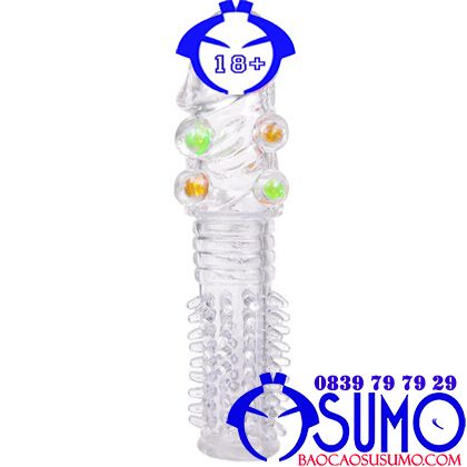 Bao đôn dên silicone gai bi đầu 8 viên size nhỏ tái sử dụng nhiều lần (MS: 25)