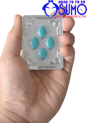 Thuốc hỗ trợ cương và kéo dài thời gian Kamagra 100mg vỉ 4 viên dành cho nam 