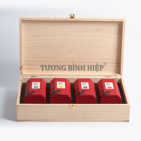  Hộp đựng trà bằng gỗ 