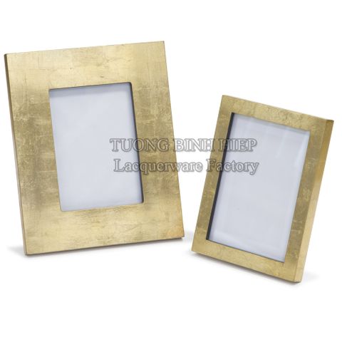  Gold leaf photo frames 