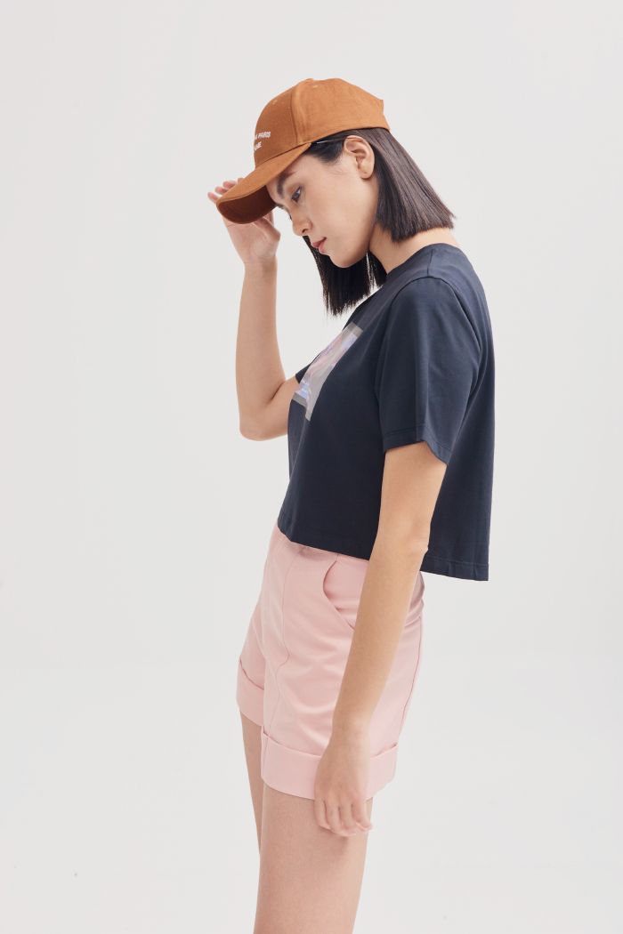 Quần short cơ bản lật lai