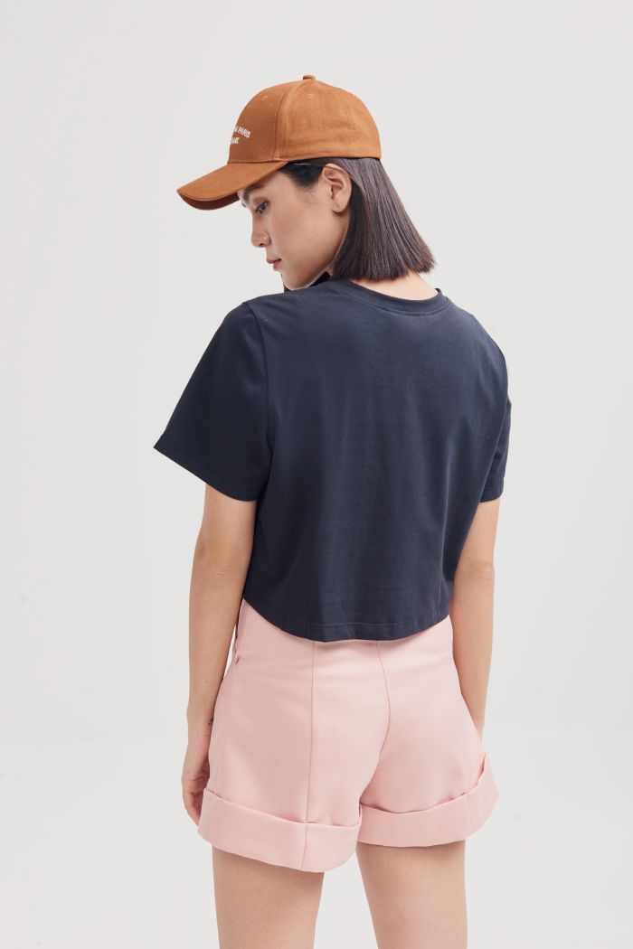 Quần short cơ bản lật lai