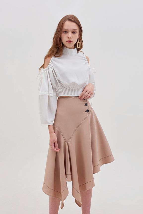 Váy diễu chỉ nổi gỗ