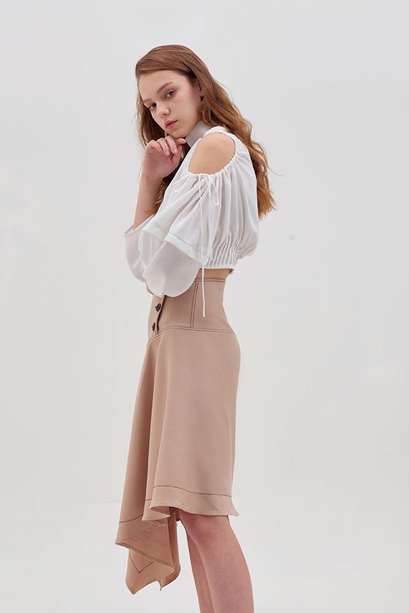 Váy diễu chỉ nổi gỗ