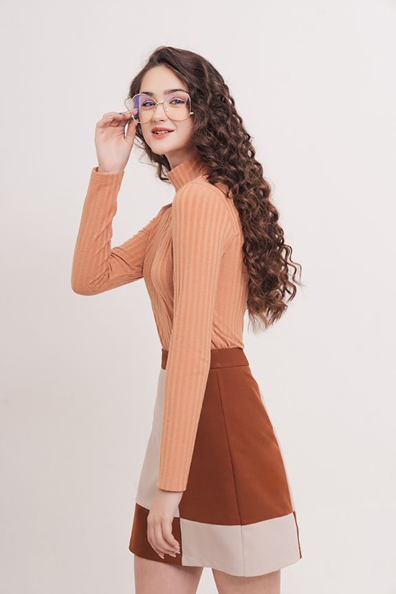 Áo thun dệt kim tay dài fw18