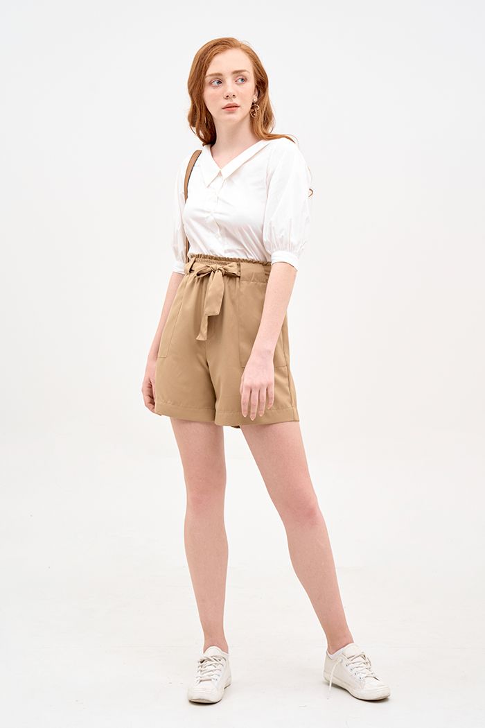 Quần short lưng thun 2 túi đắp