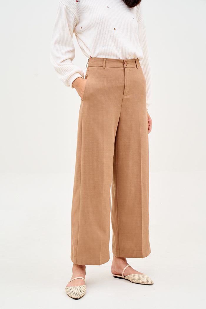 Quần ống suông lưng cao fall19