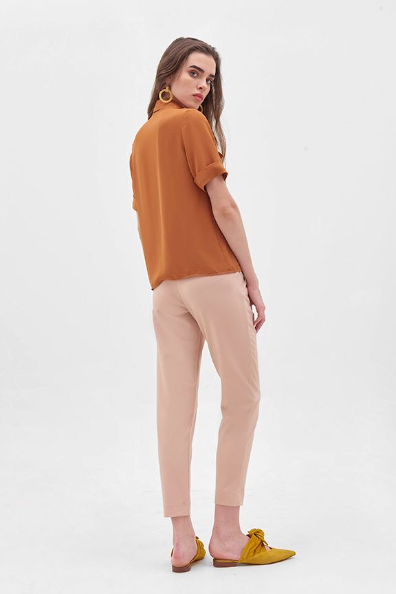 Quần cơ bản xếp li trước fall18