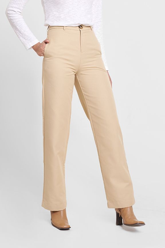 Quần khaki ống đứng