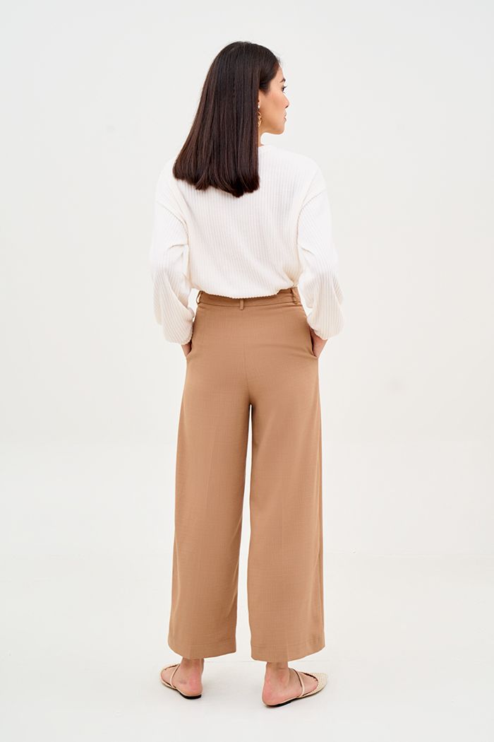 Quần ống suông lưng cao fall19