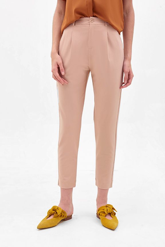 Quần cơ bản xếp li trước fall18